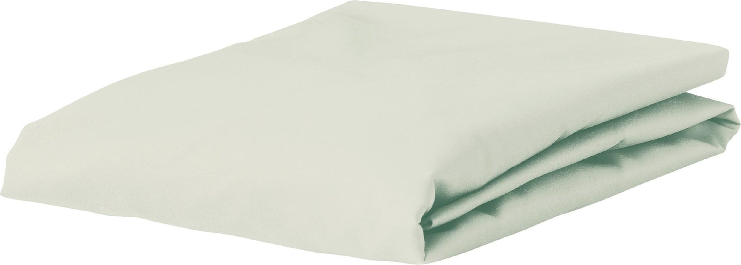 Prześcieradło z gumką Premium Percale Topper 160 x 200 cm kremowe