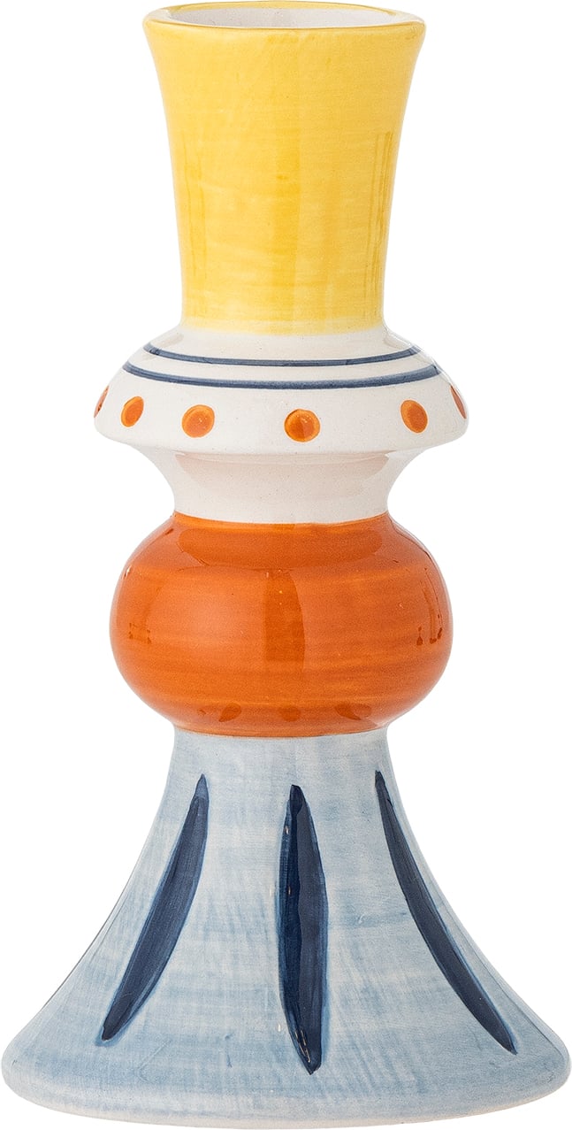 Wazon Kairi 14 cm niebiesko-pomarańczowy