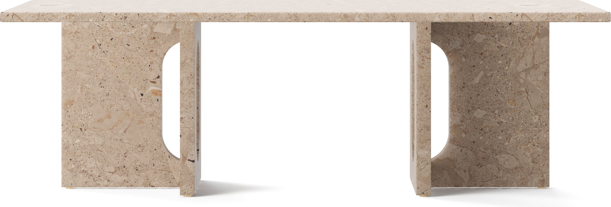 Stolik kawowy Androgyne Kunis Breccia 120 cm kamienny