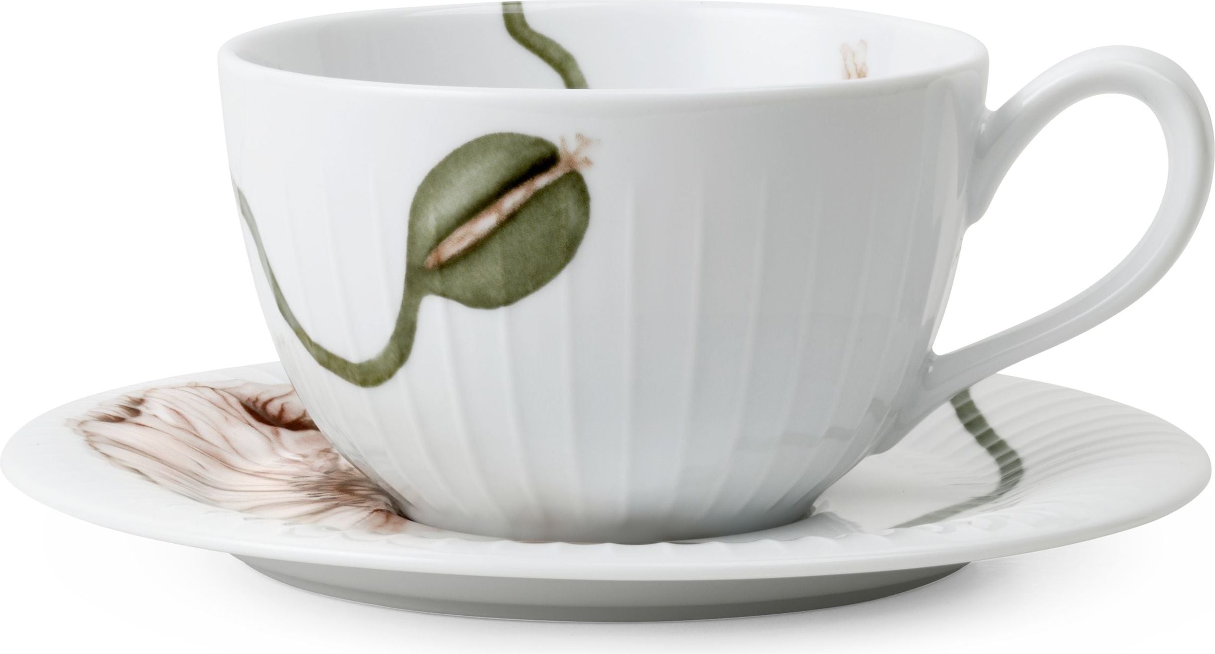 Filiżanka do herbaty Hammershøi Poppy 380 ml ze spodkiem