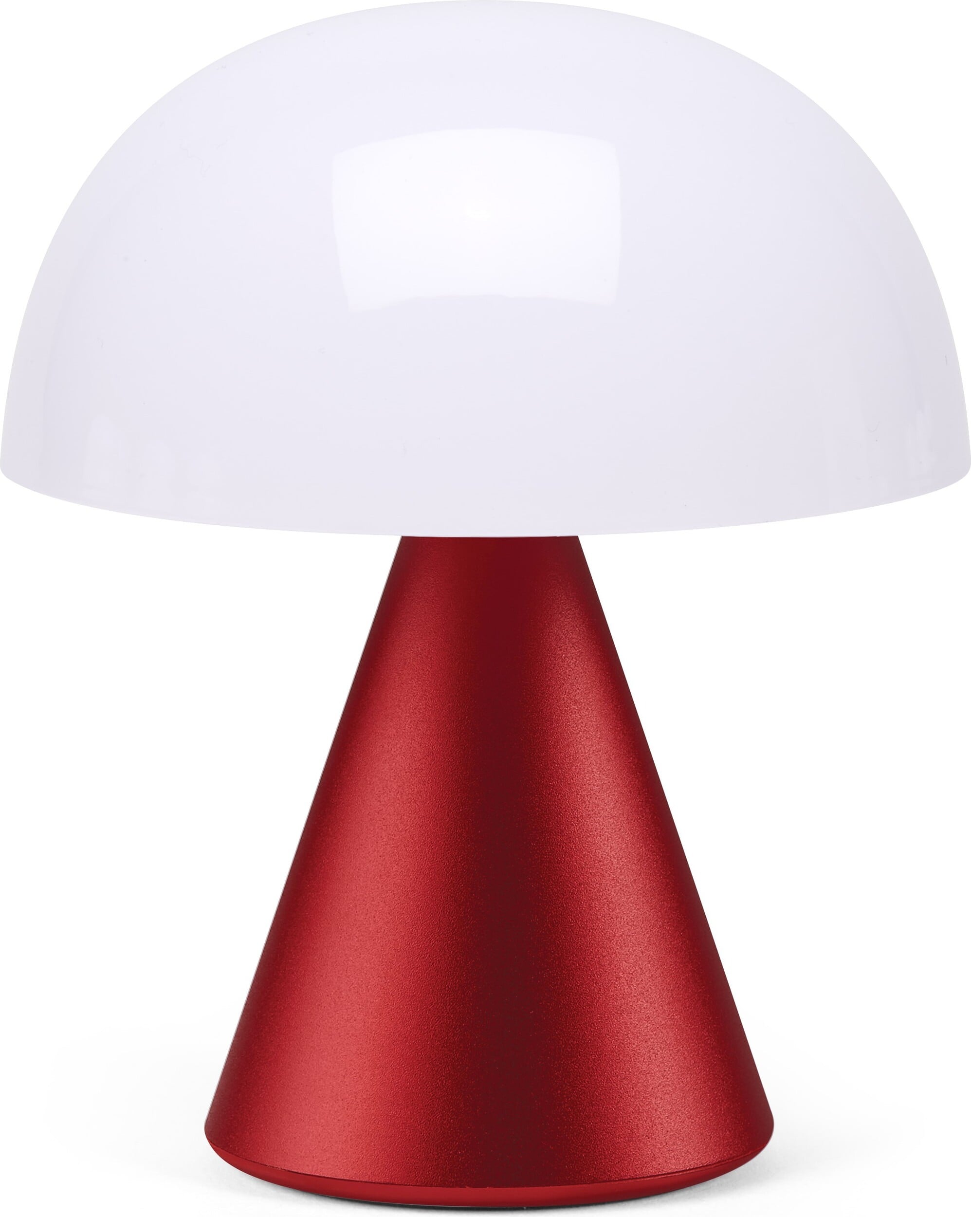 Lampa LED Mina M ciemnoczerwona