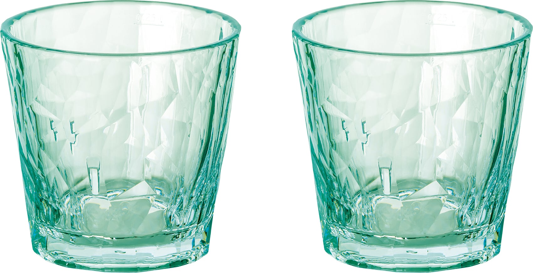 Szklanki z tworzywa Club No. 22 Tritan 250 ml jadeitowe 2 szt.