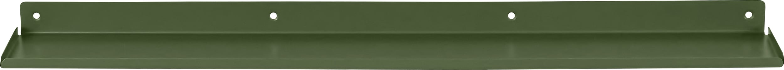 Półka ścienna Ledge 80 cm zielona