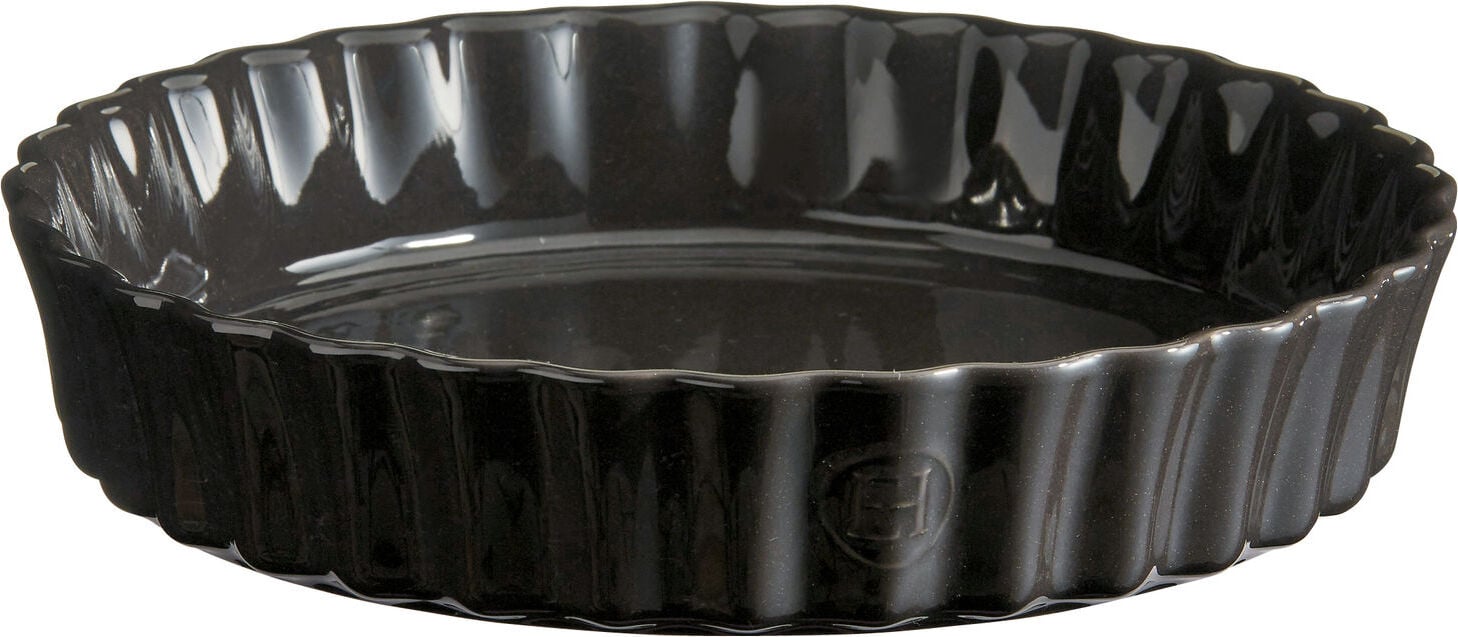 Forma do tarty ceramiczna Emile Henry głęboka 28 cm czarna
