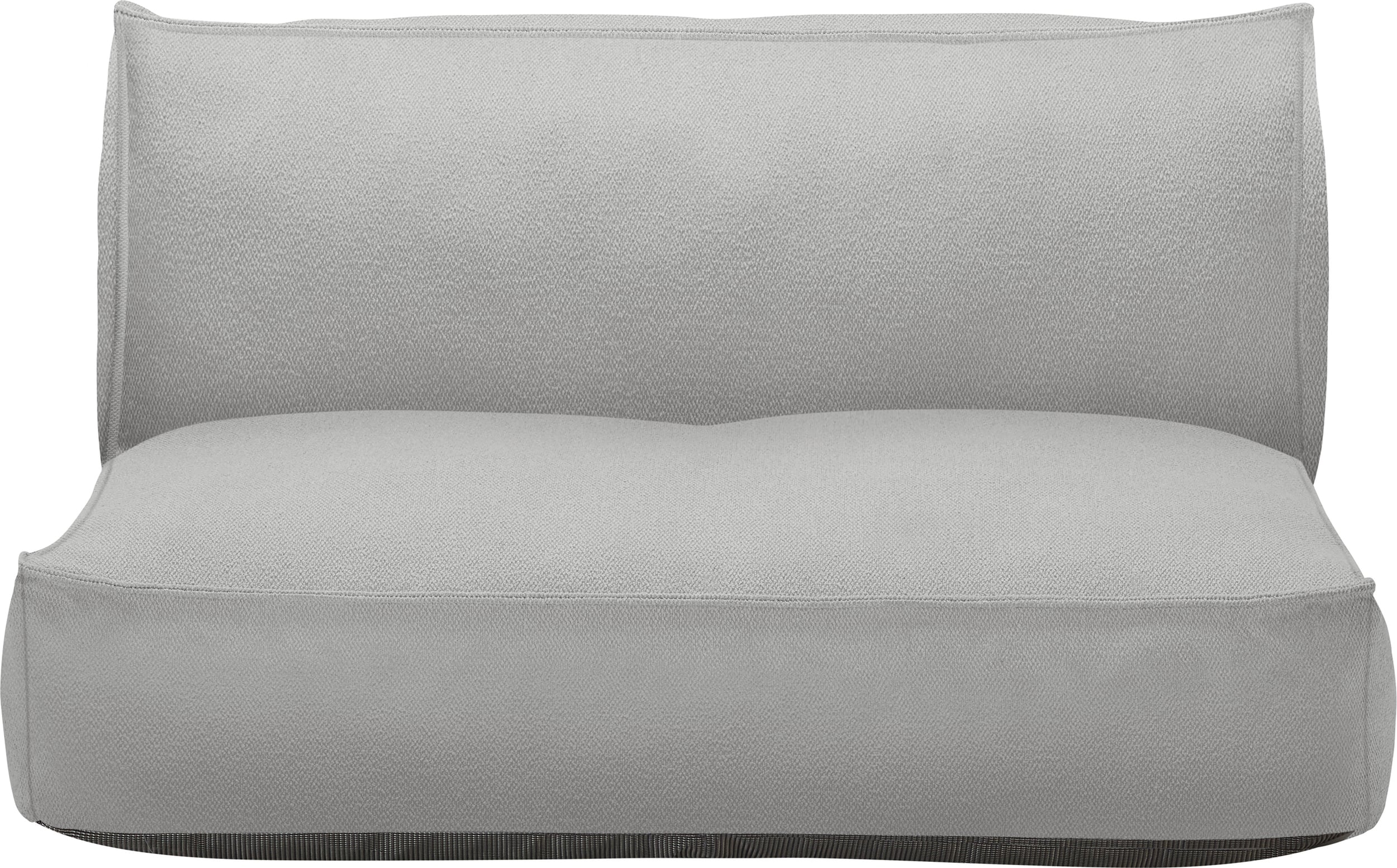 Sofa ogrodowa dwuosobowa Stay Bouclé 120 x 120 cm jasnoszara