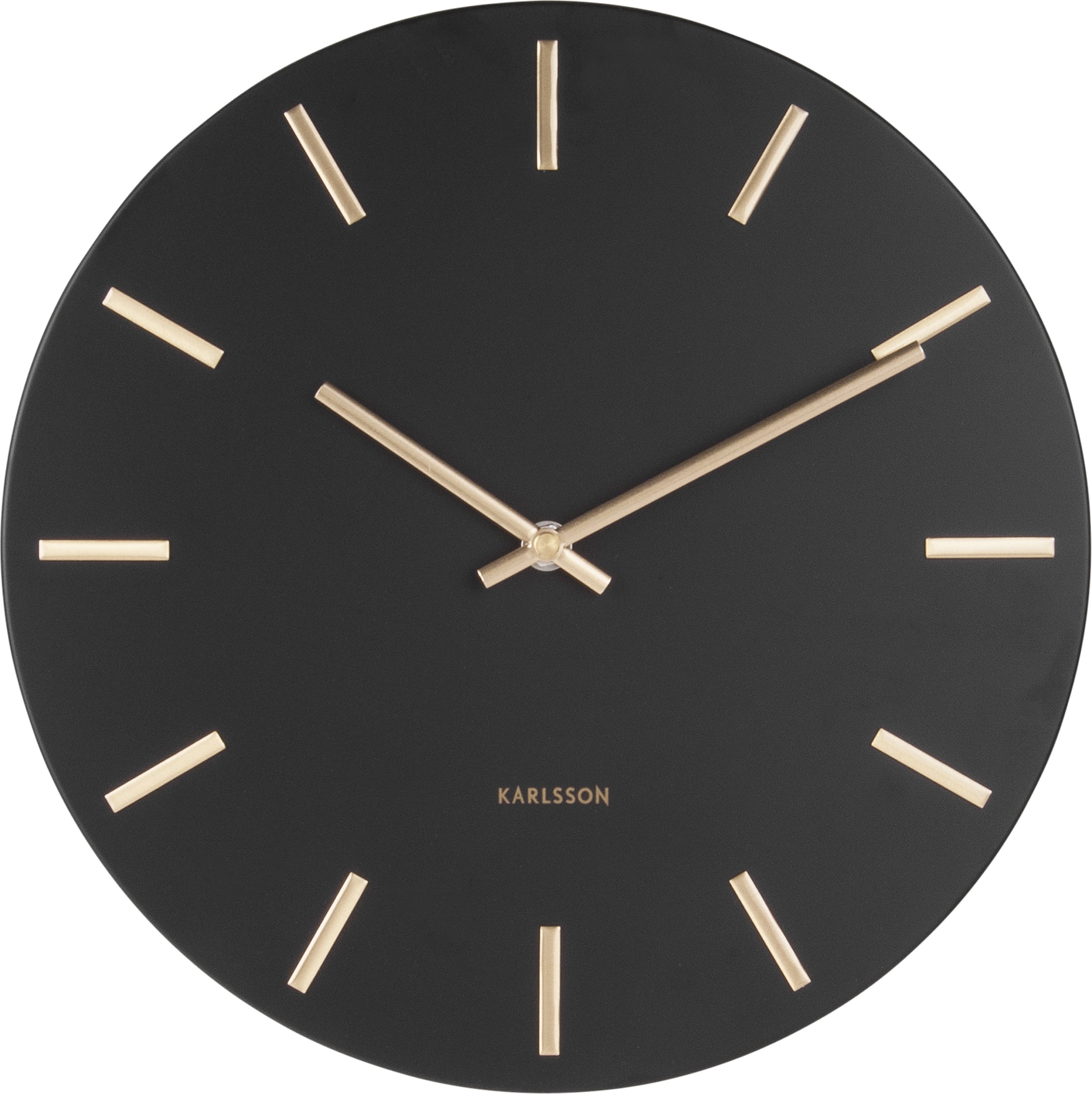 Zegar ścienny Charm 30 cm czarny
