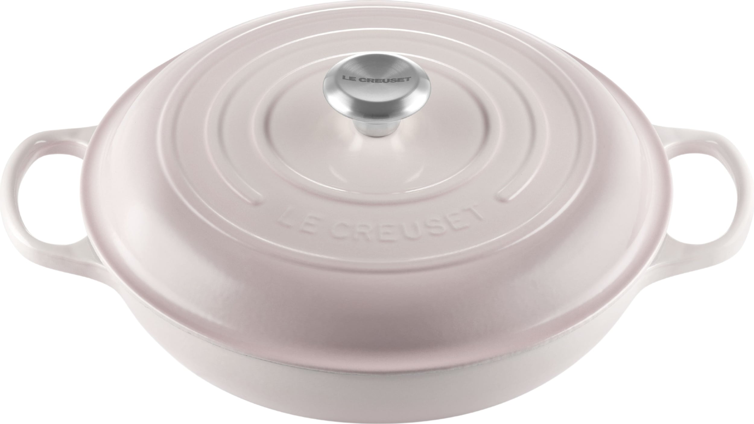 Garnek Gourmet Signature niski 30 cm jasnoróżowy