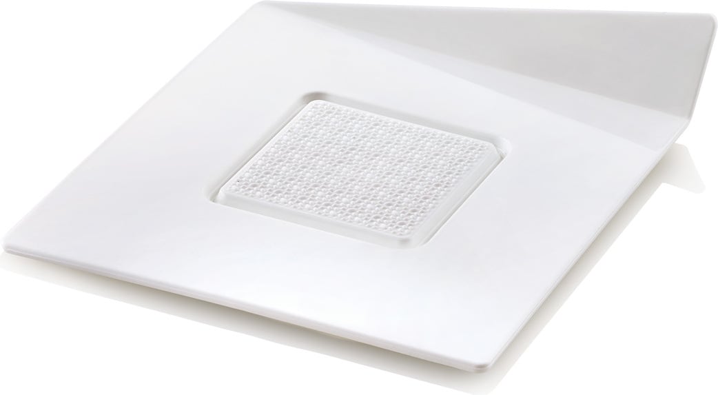 Tacki pod ciasto Silikomart kwadratowe 8 3 cm białe 100 szt.