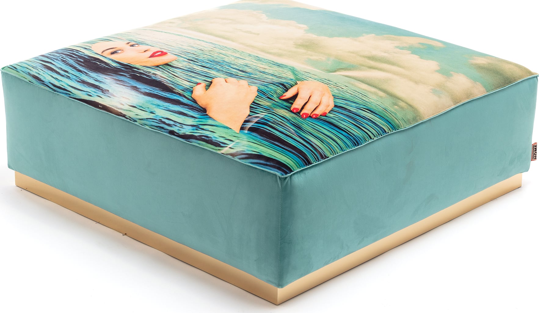 Puf Toiletpaper Seagirl kwadratowy 103 cm