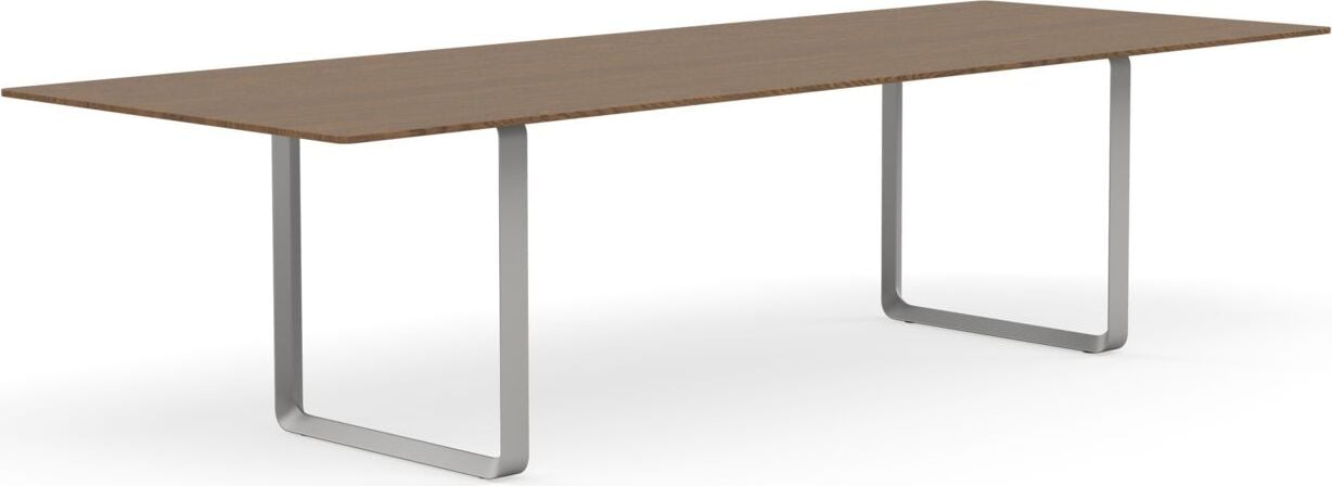 Stół Muuto 295 x 108 cm ciemny dąb nogi szare