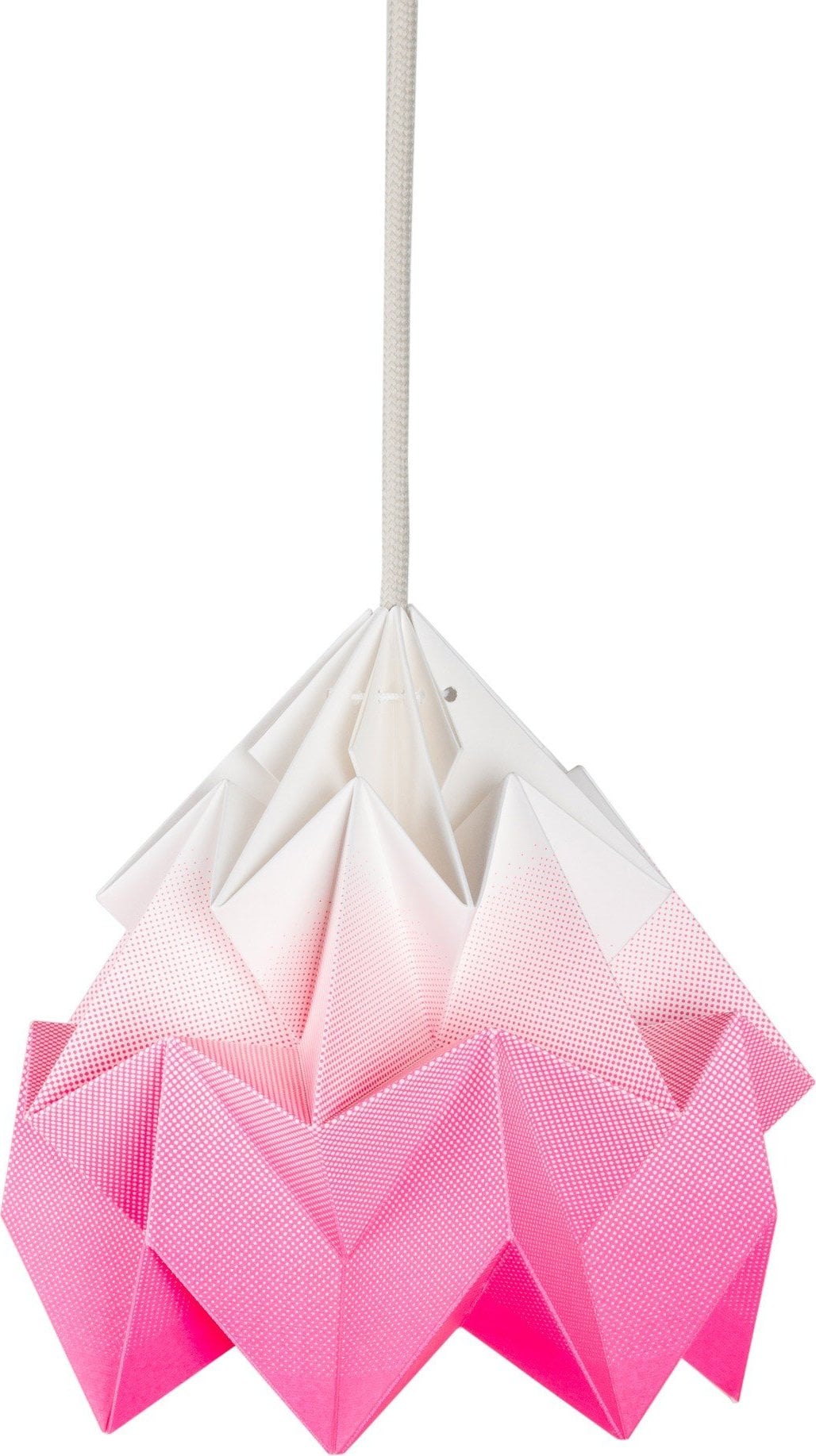 Lampa Moth gradient różowa