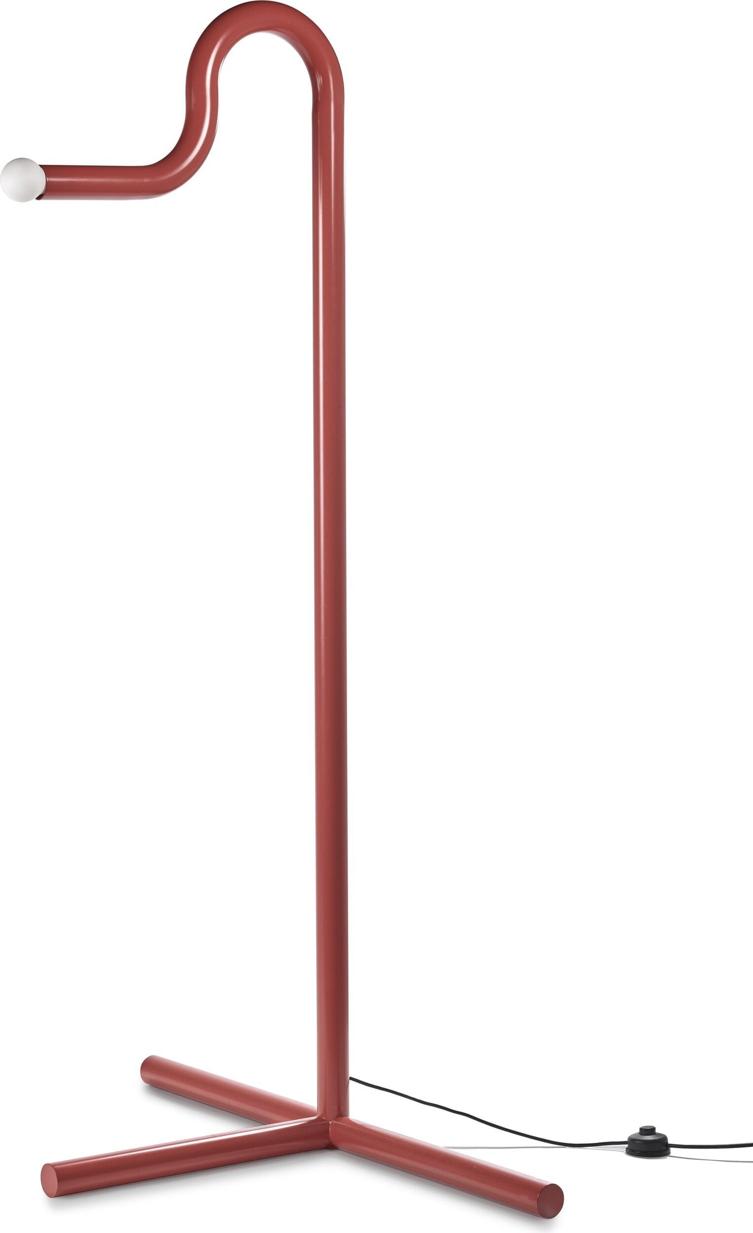 Lampa stojąca Metro czerwona