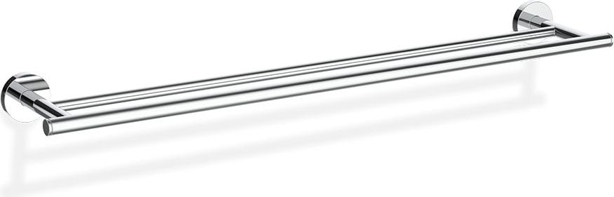 Wieszak reling na ręczniki Basic 65 cm chrom podwójny