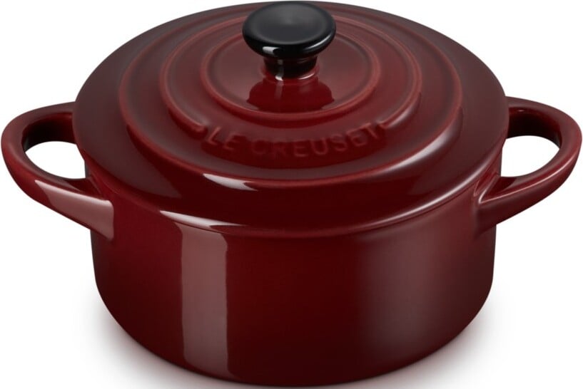 Naczynie do zapiekania i serwowania Mini Cocotte 250 ml burgundowe