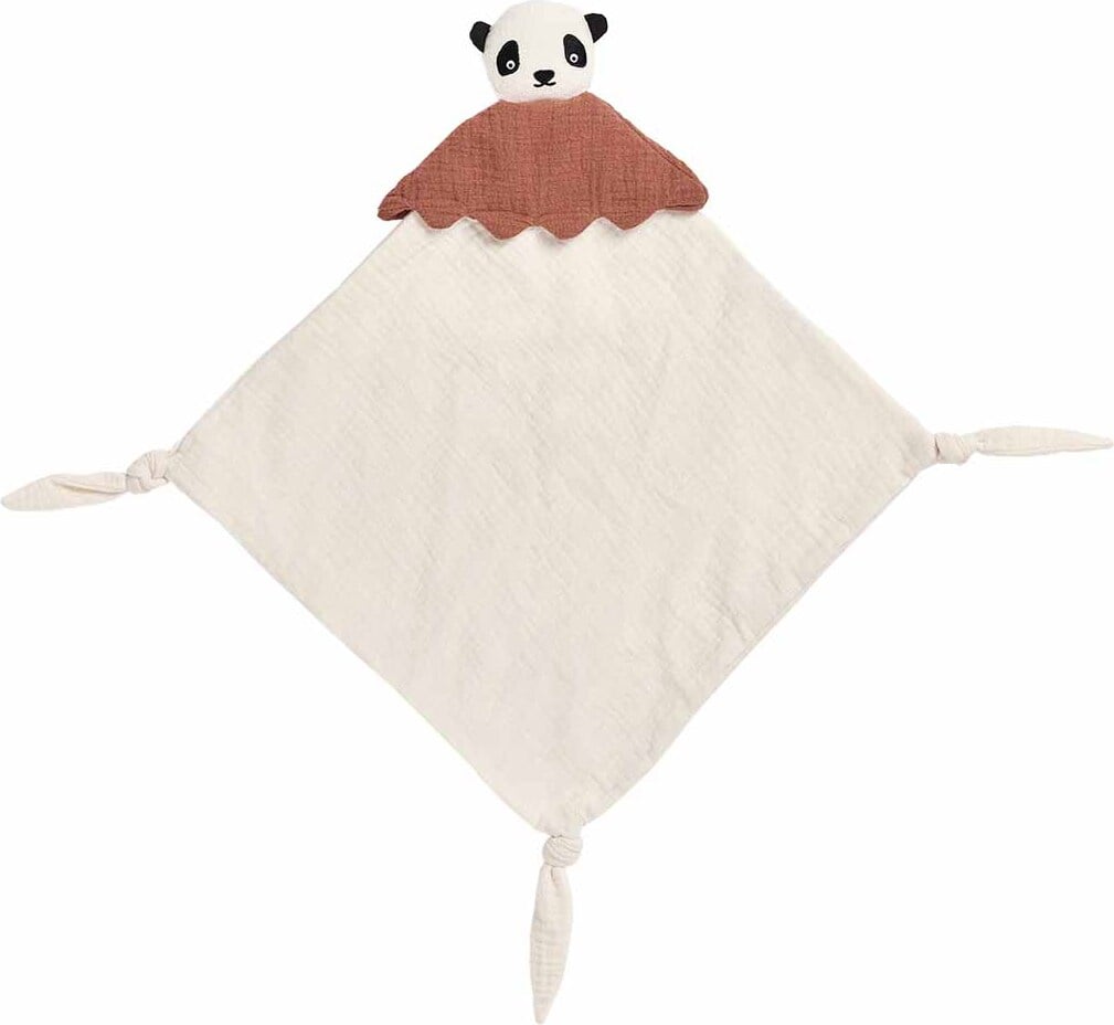 Kocyk przytulanka OYOY Lun Lun Panda 40 x 40 cm