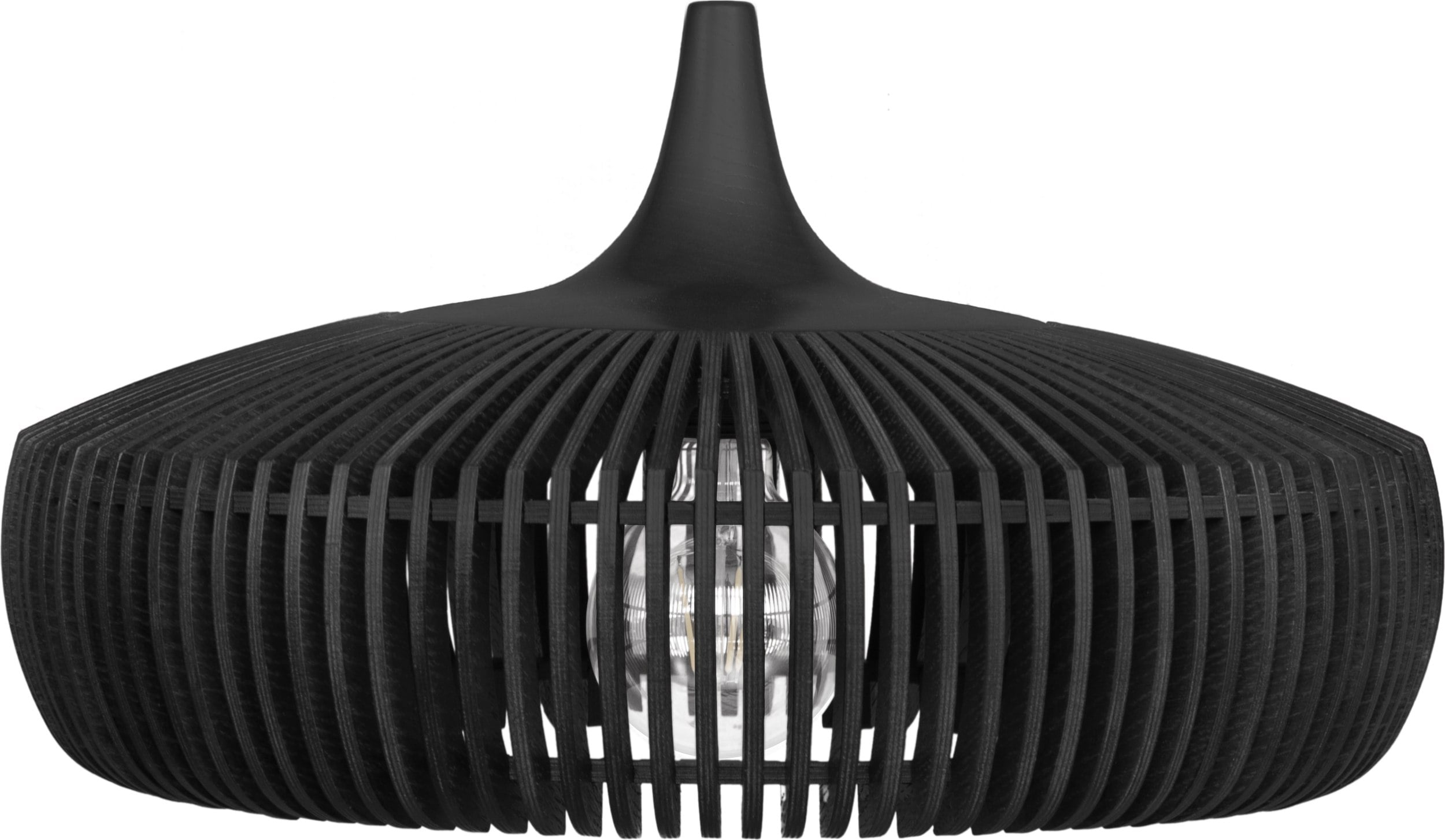 Lampa wisząca Clava Dine Wood czarna