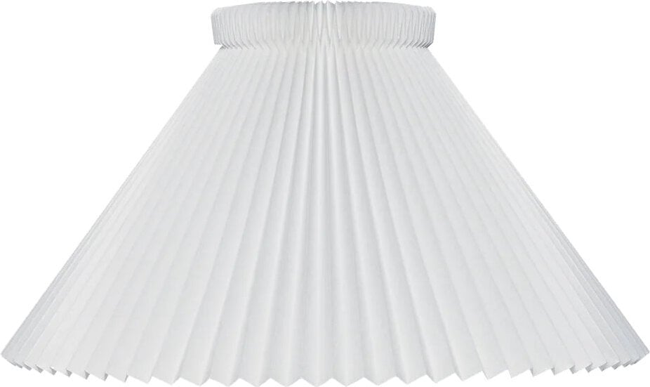 Lampa wisząca Colour Pleats 27 cm biała z papierowym kloszem
