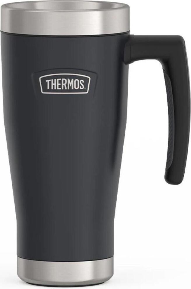 Kubek termiczny z uchwytem Icon 470 ml ciemnoszary