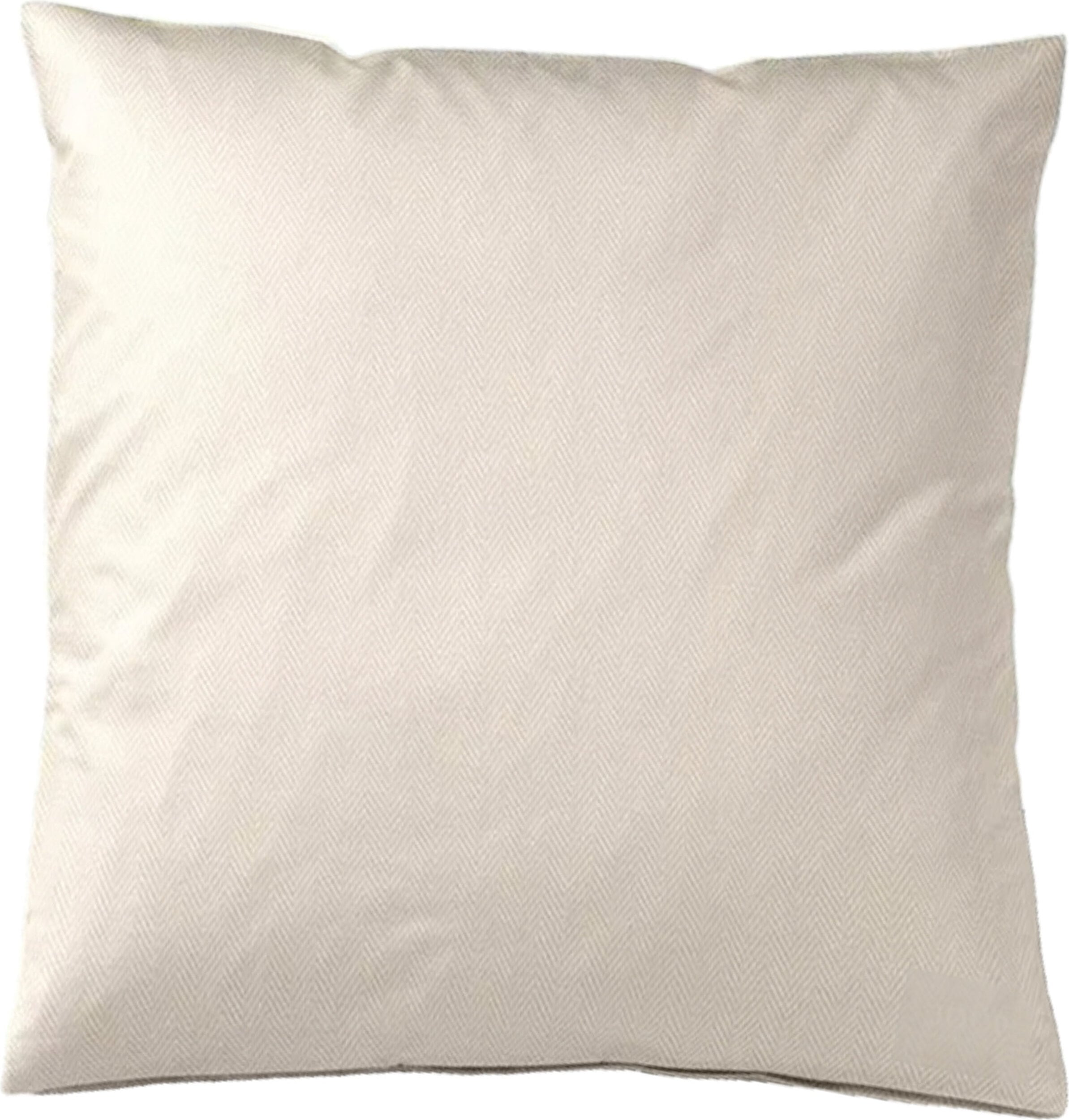 Poszewka na poduszkę Herringbone 80 x 80 cm Cream z bawełny satynowej