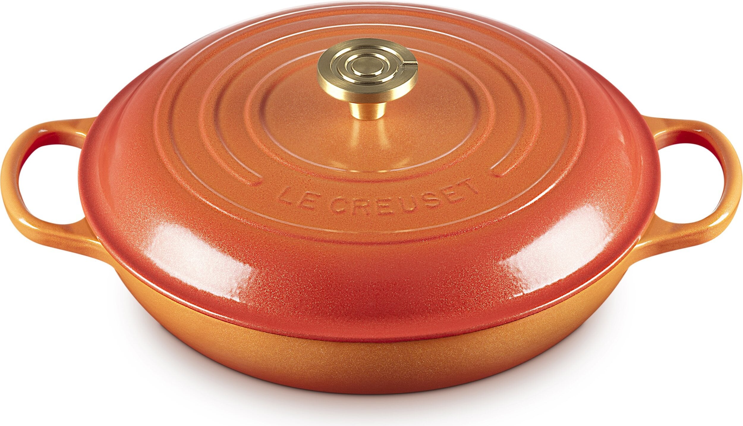 Garnek Flamme Dorée Gourmet 30 cm płomienny pomarańcz
