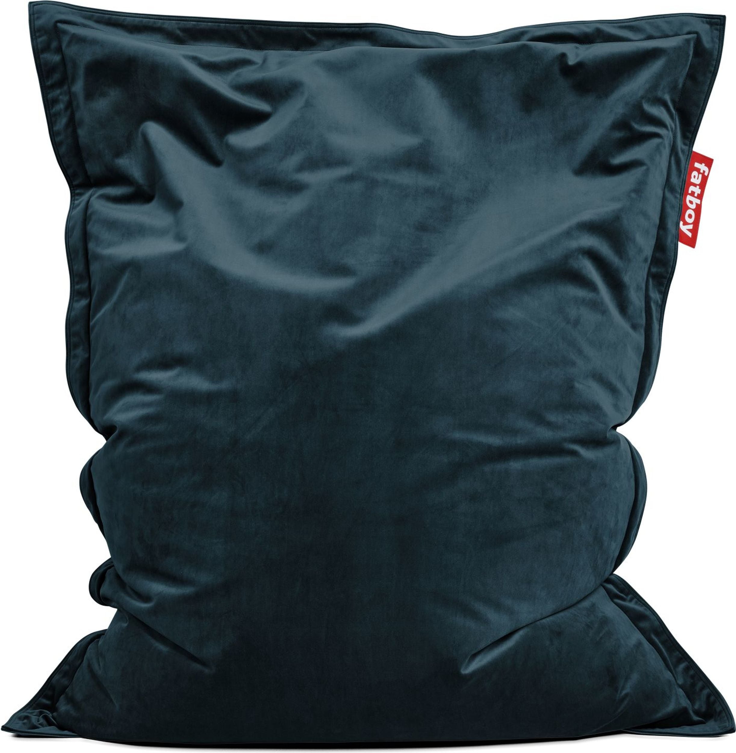 Puf Fatboy the Original Slim Velvet petrol