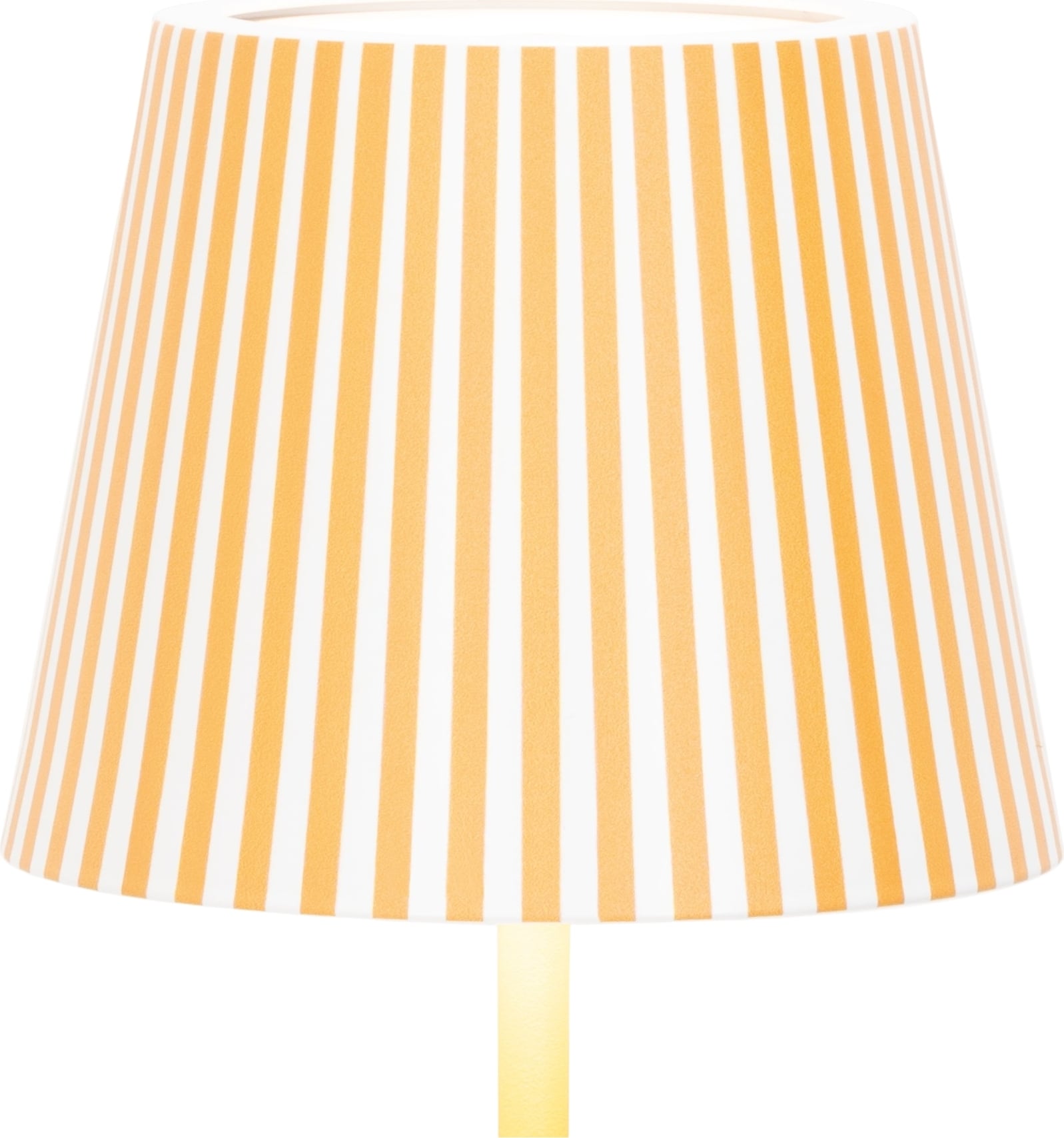 Abażur do lampy Poldina Christmas w paski żółty