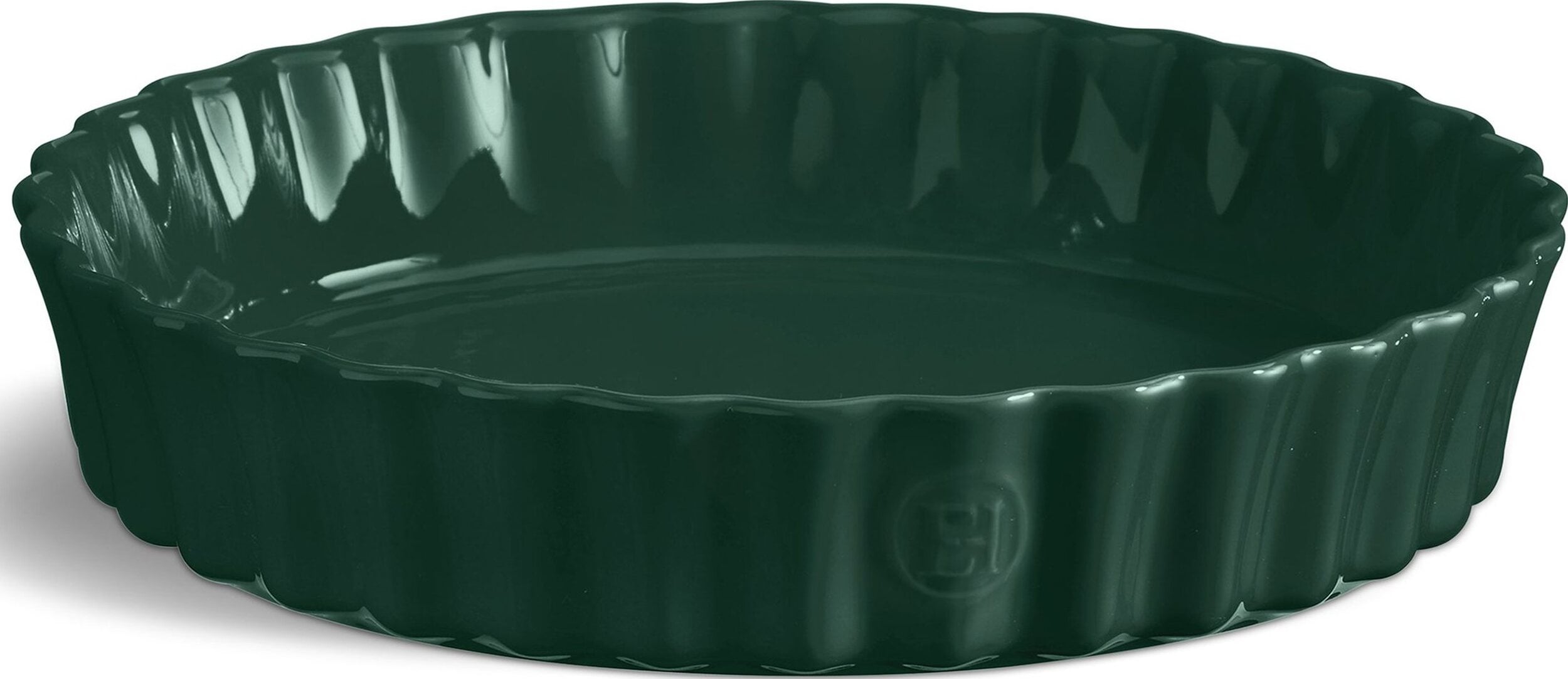 Forma do tarty ceramiczna Emile Henry głęboka 28 cm zielona