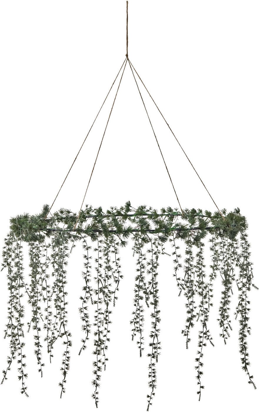 Dekoracja świąteczna Pine wieniec 81 cm zielona