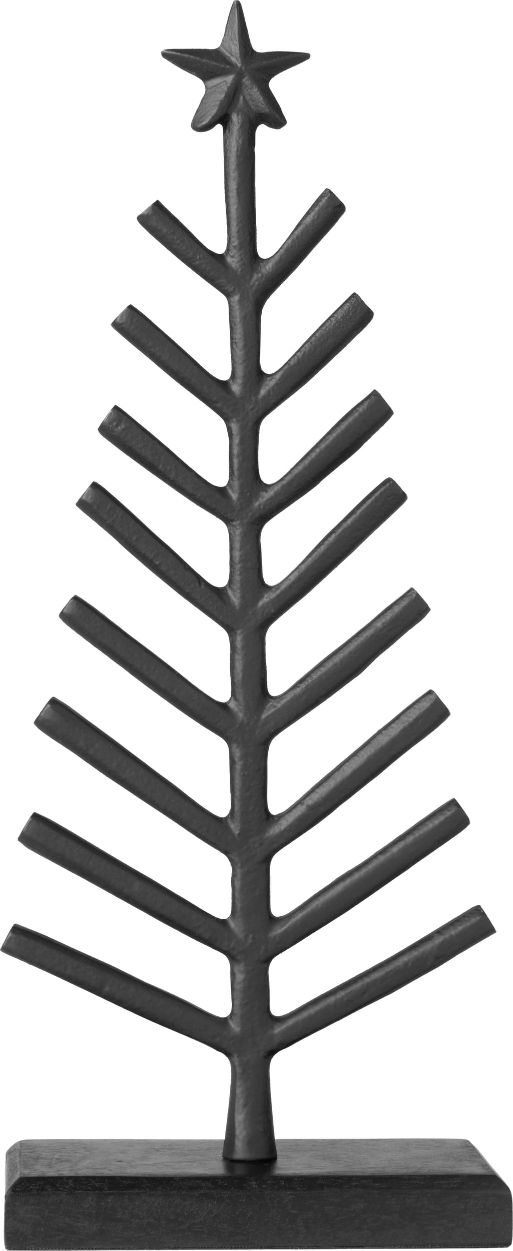 Dekoracja świąteczna Christmas Chic choinka 30 cm czarna