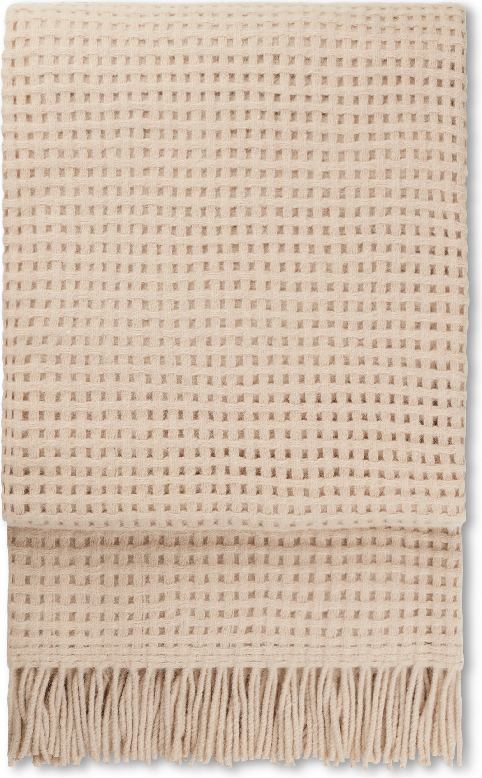 Koc Basket 130 x 200 cm beżowy