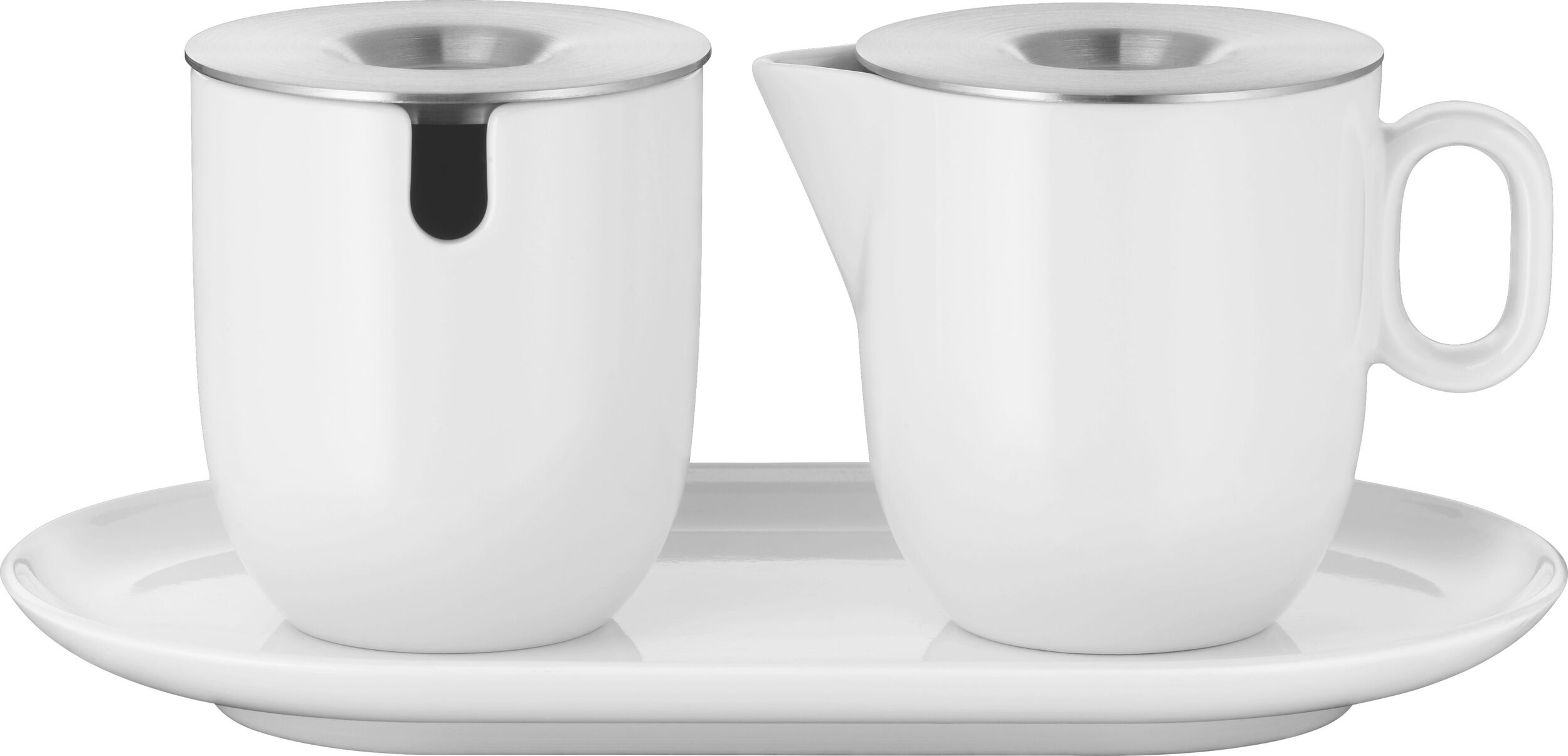 Mlecznik i cukiernica Barista z podstawką 2 el.