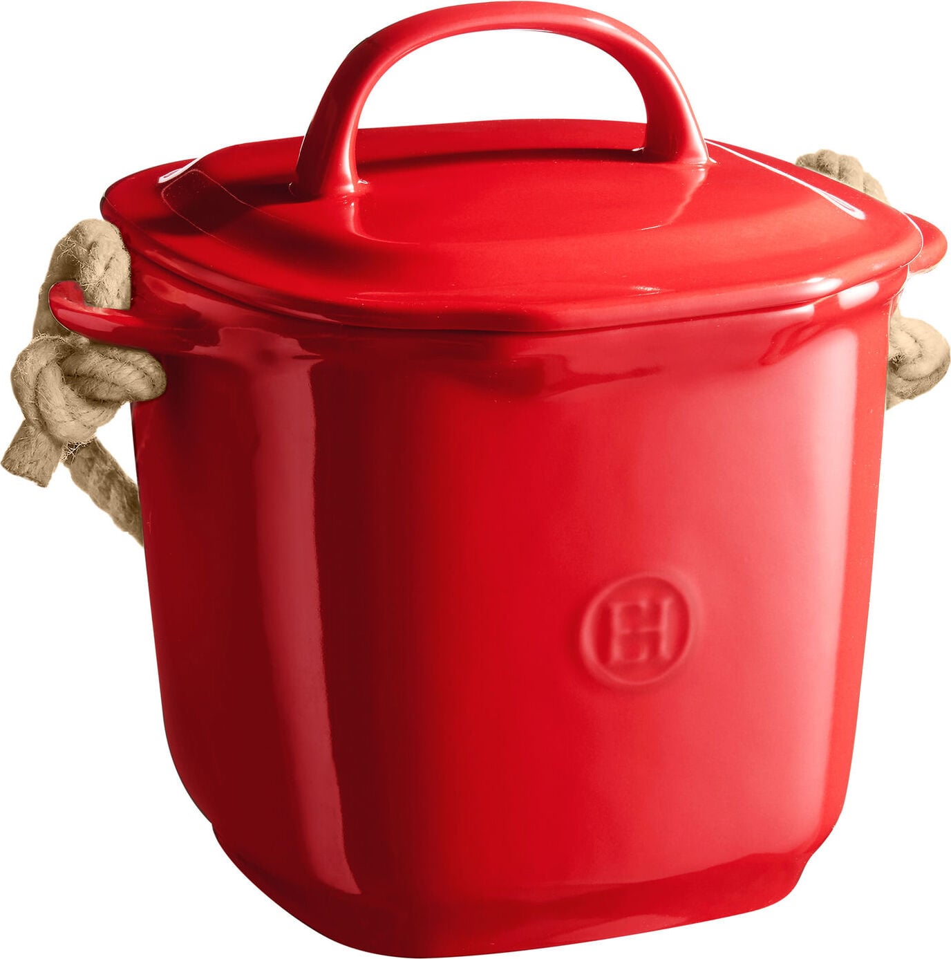 Kompostownik Emile Henry 3 9 l czerwony