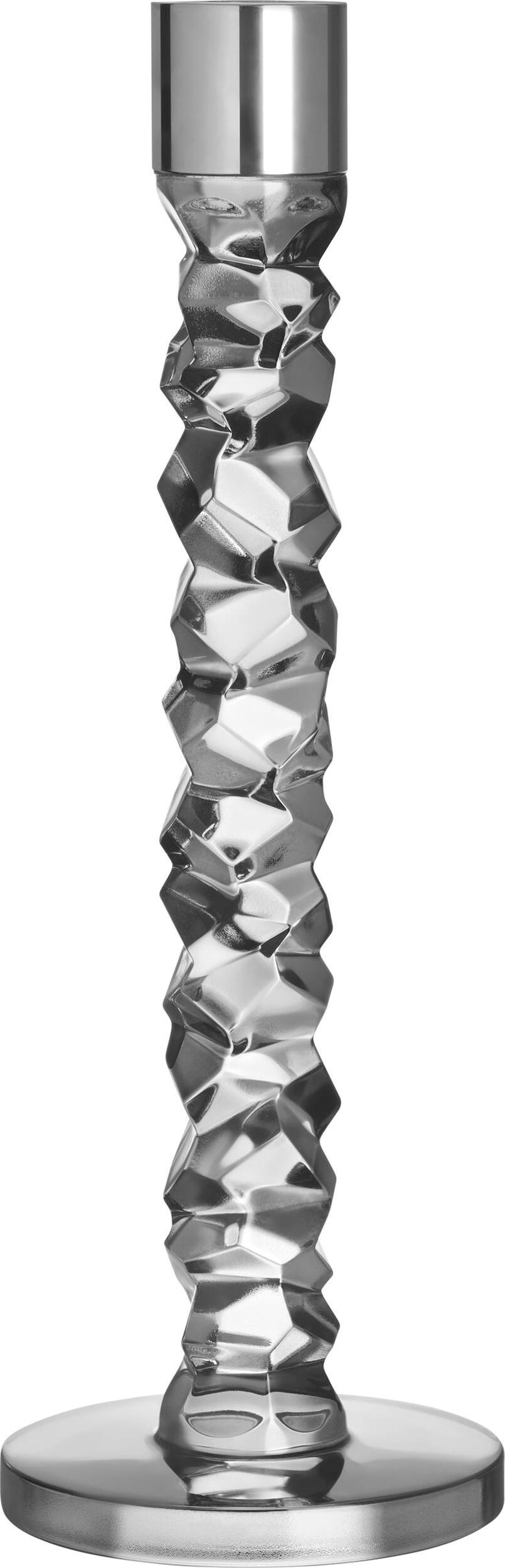 Świecznik na klasyczną świecę Carat 29 7 cm antracytowy