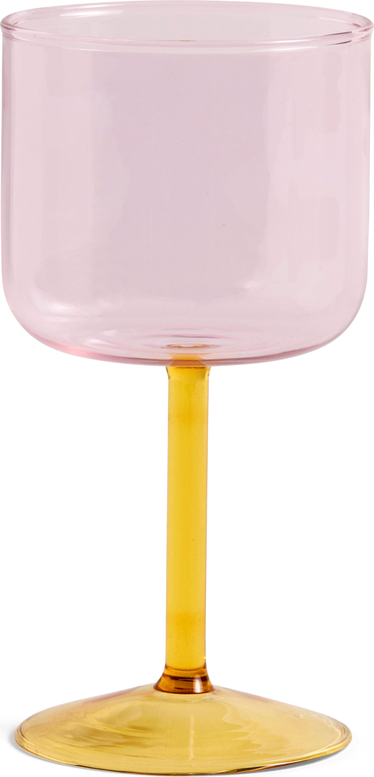 Kieliszki do wina Tint Wine Glass różowo-żółte 2 szt.