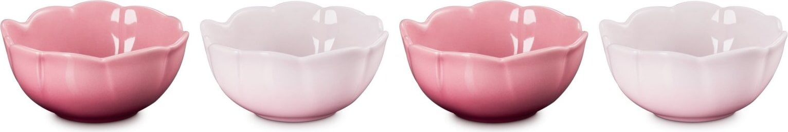 Miseczki Le Creuset Petal 160 ml odcienie różu 4 szt.