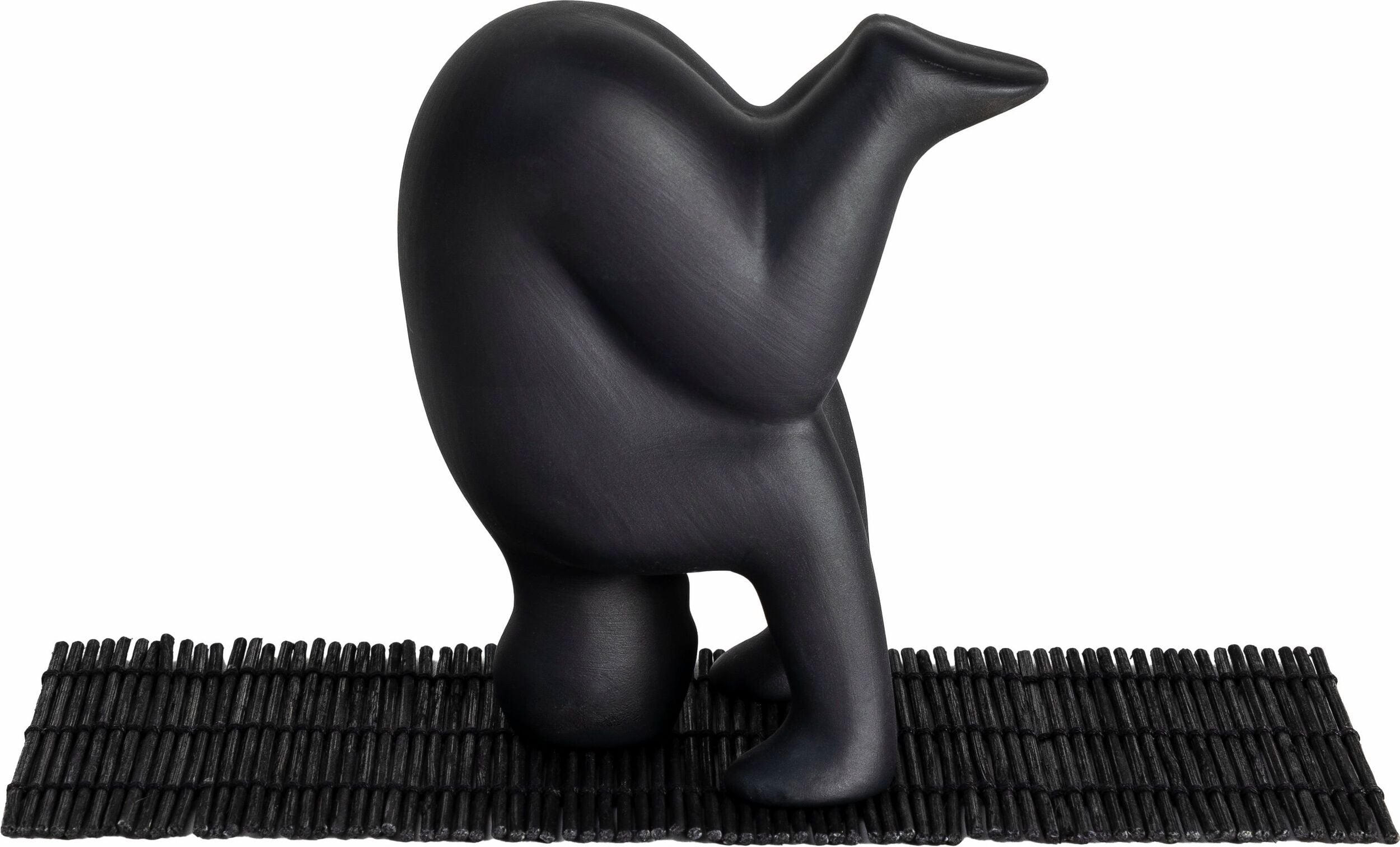 Figurka dekoracyjna Yoga No.4 czarna