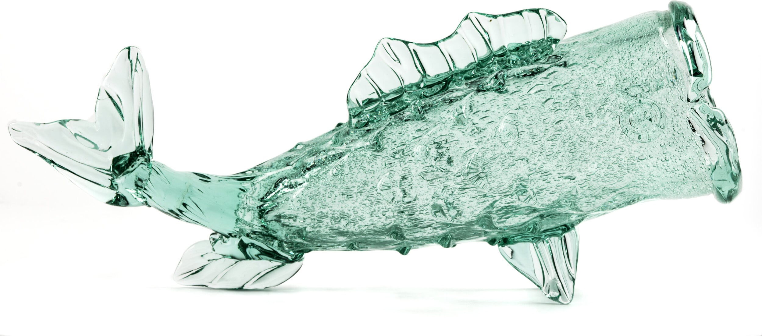 Dekoracja szklana Jar fish 20 cm