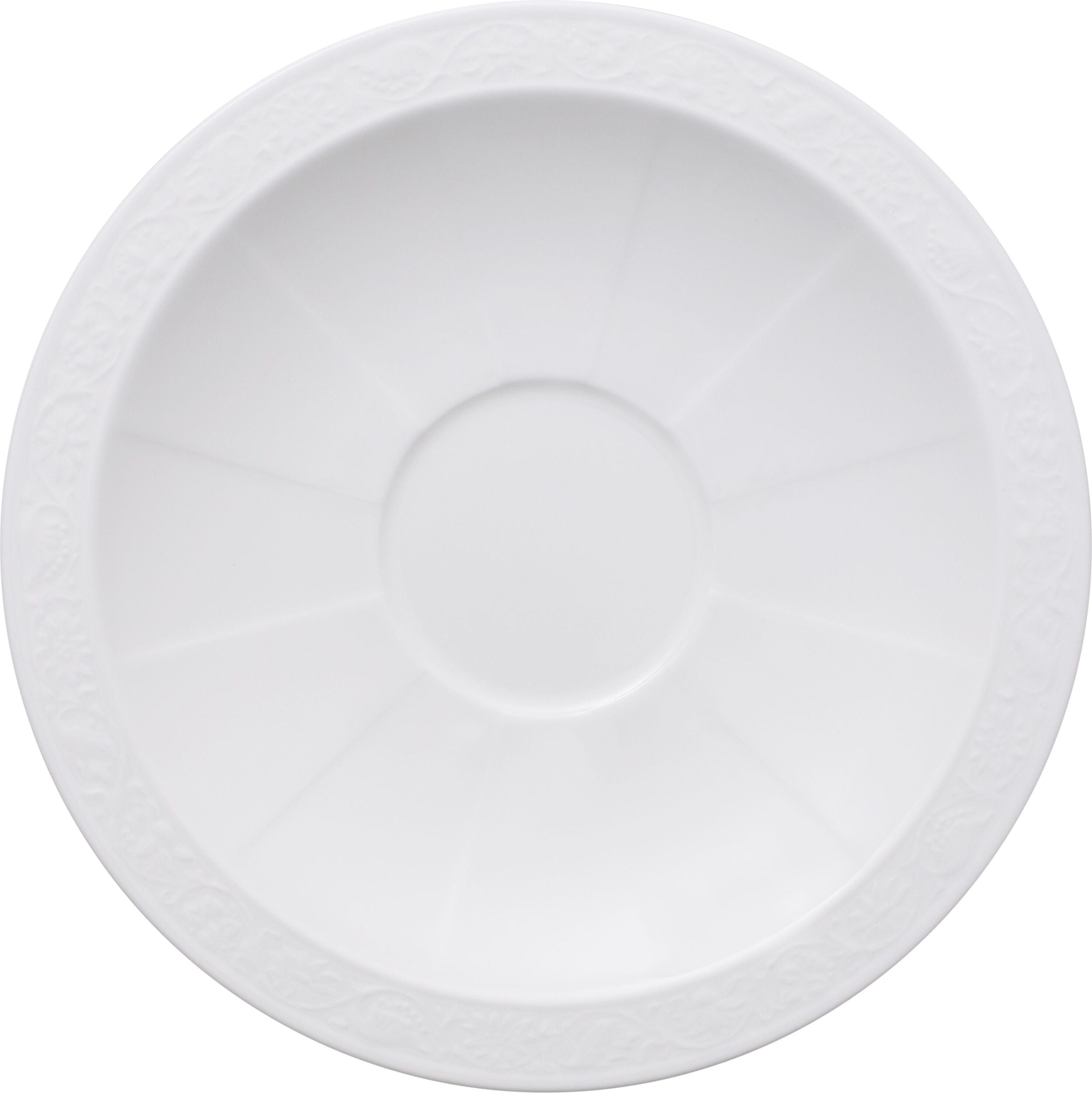 Spodek do bulionówki lub filiżanki do kawy lub herbaty White Pearl 400 ml