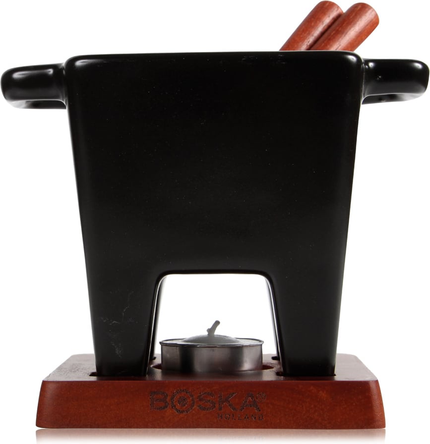 Zestaw do fondue Tapas czarny mały