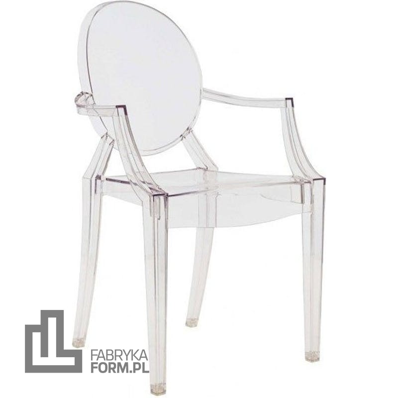 Krzesło Louis Ghost kryształowe