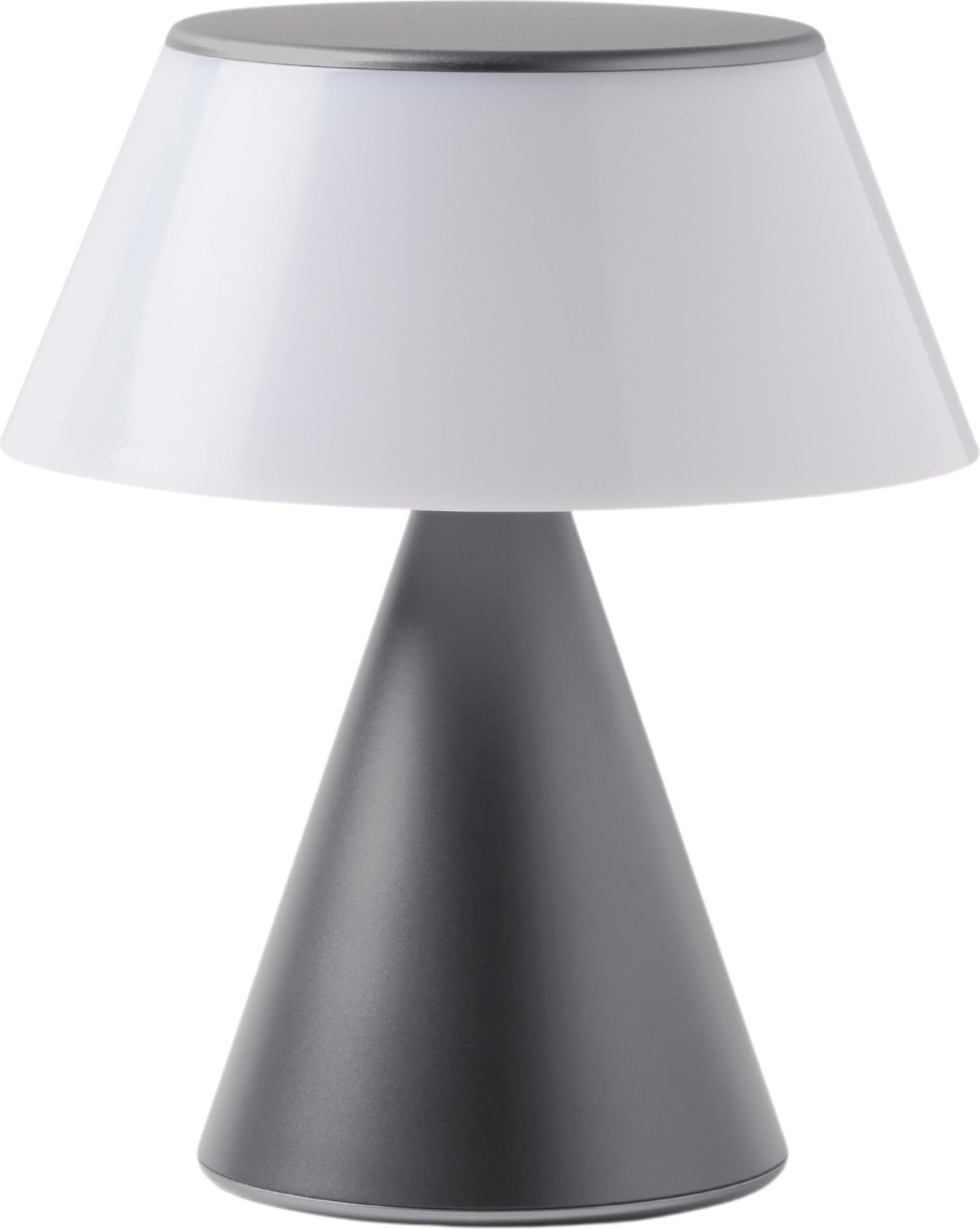 Lampa LED Luma L ciemnosrebrna