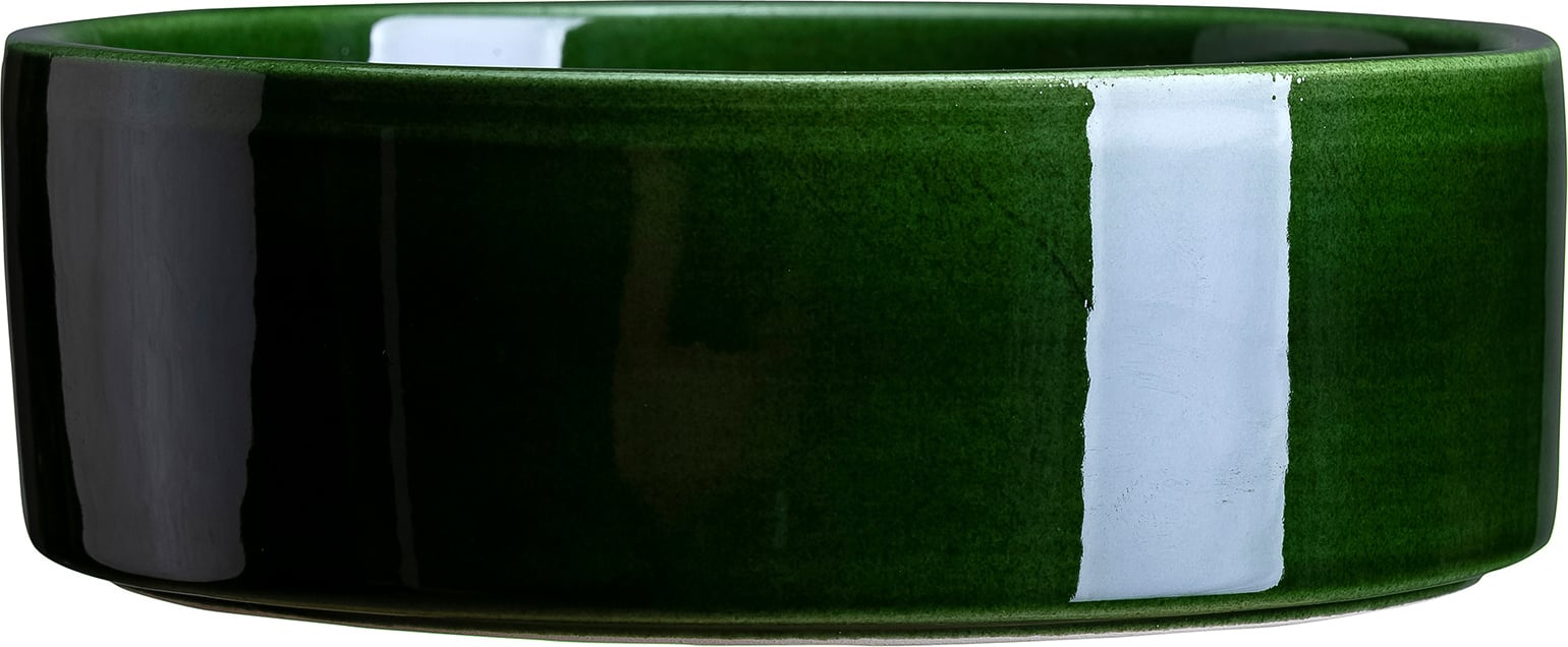 Podstawka pod doniczkę Hoff 16 cm zielona szkliwiona
