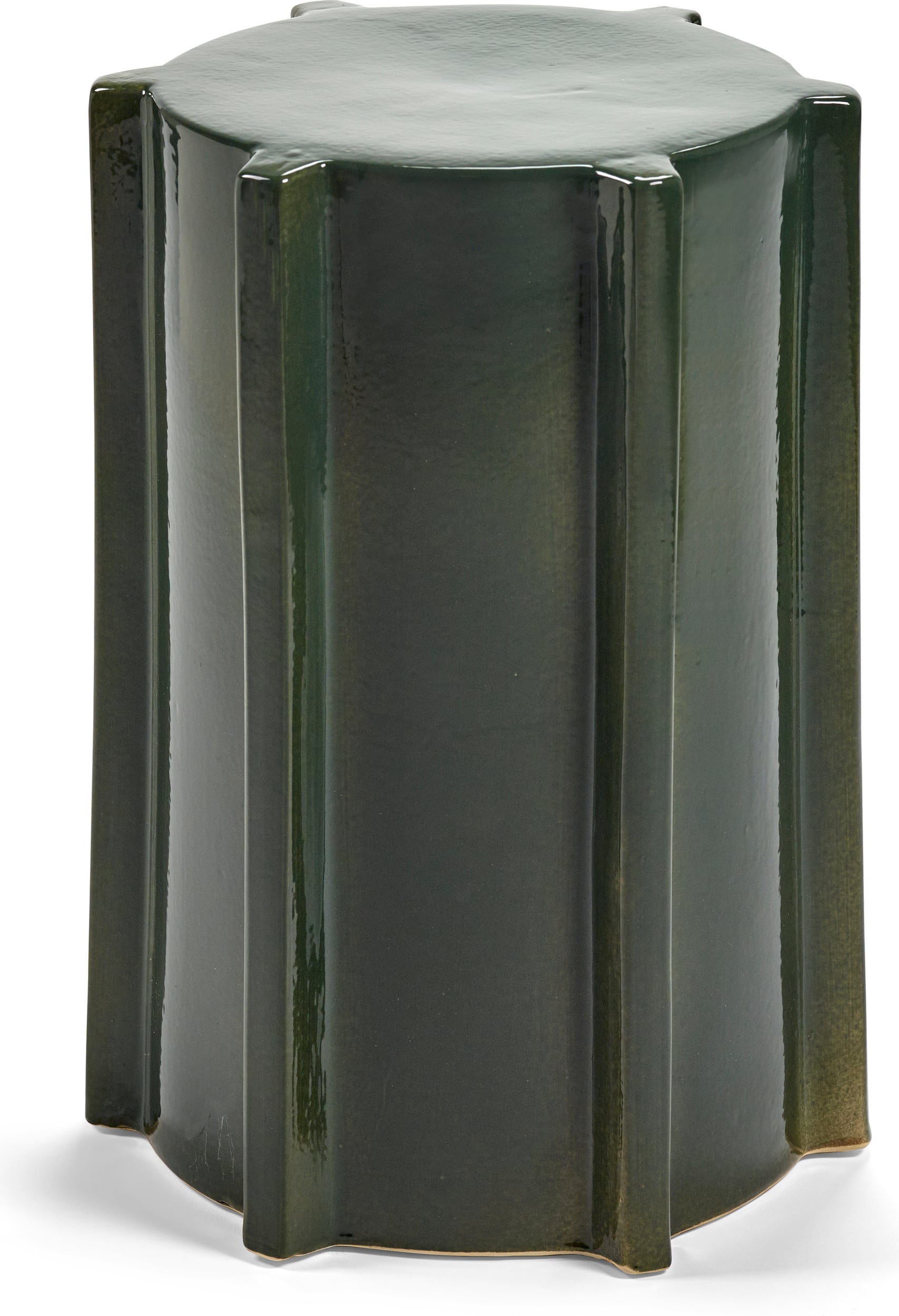 Stolik boczny Pawn 31 cm ciemnozielony