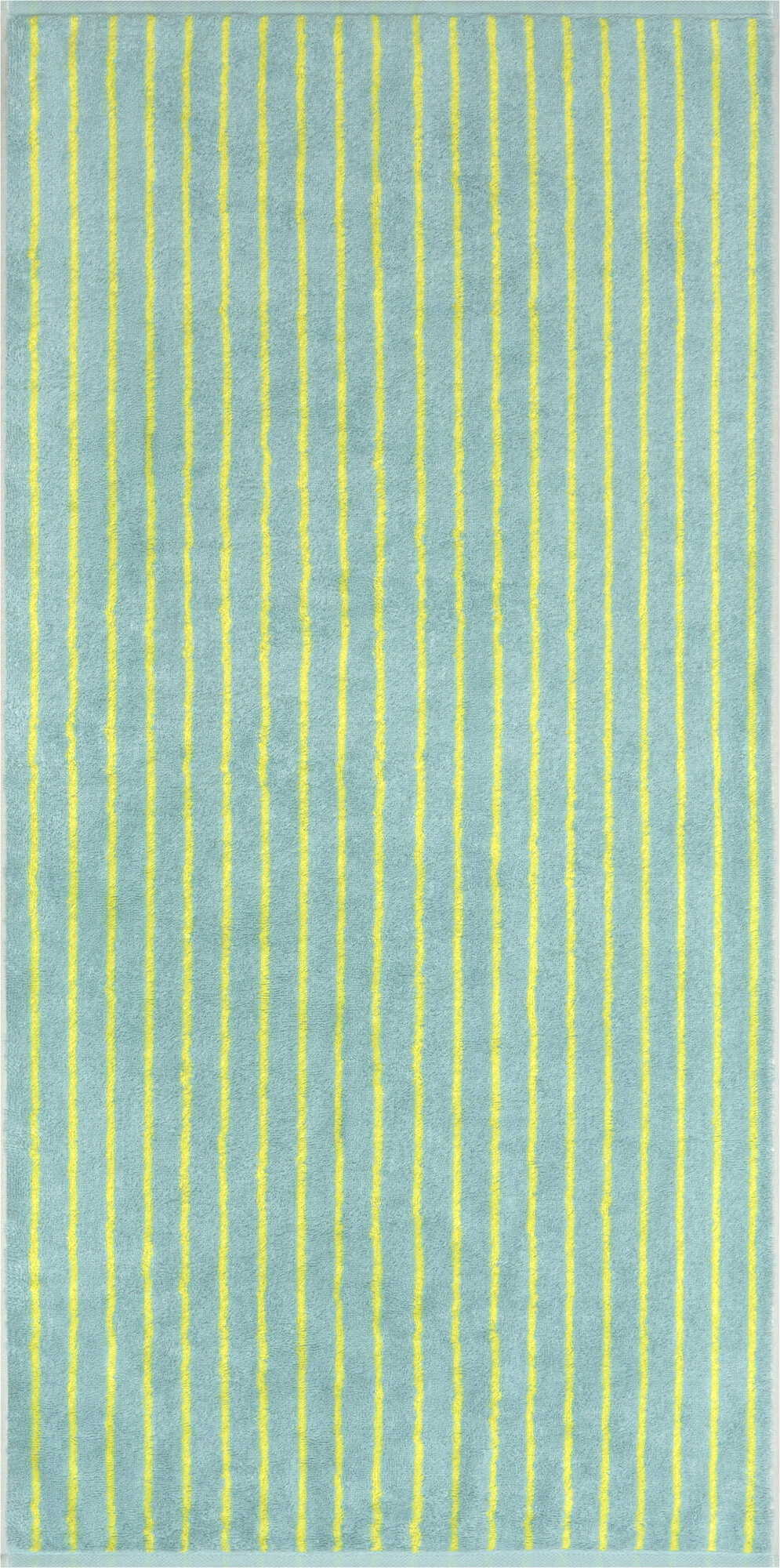 Ręcznik kąpielowy Weekend w paski 70 x 140 cm zielono-cytrynowy