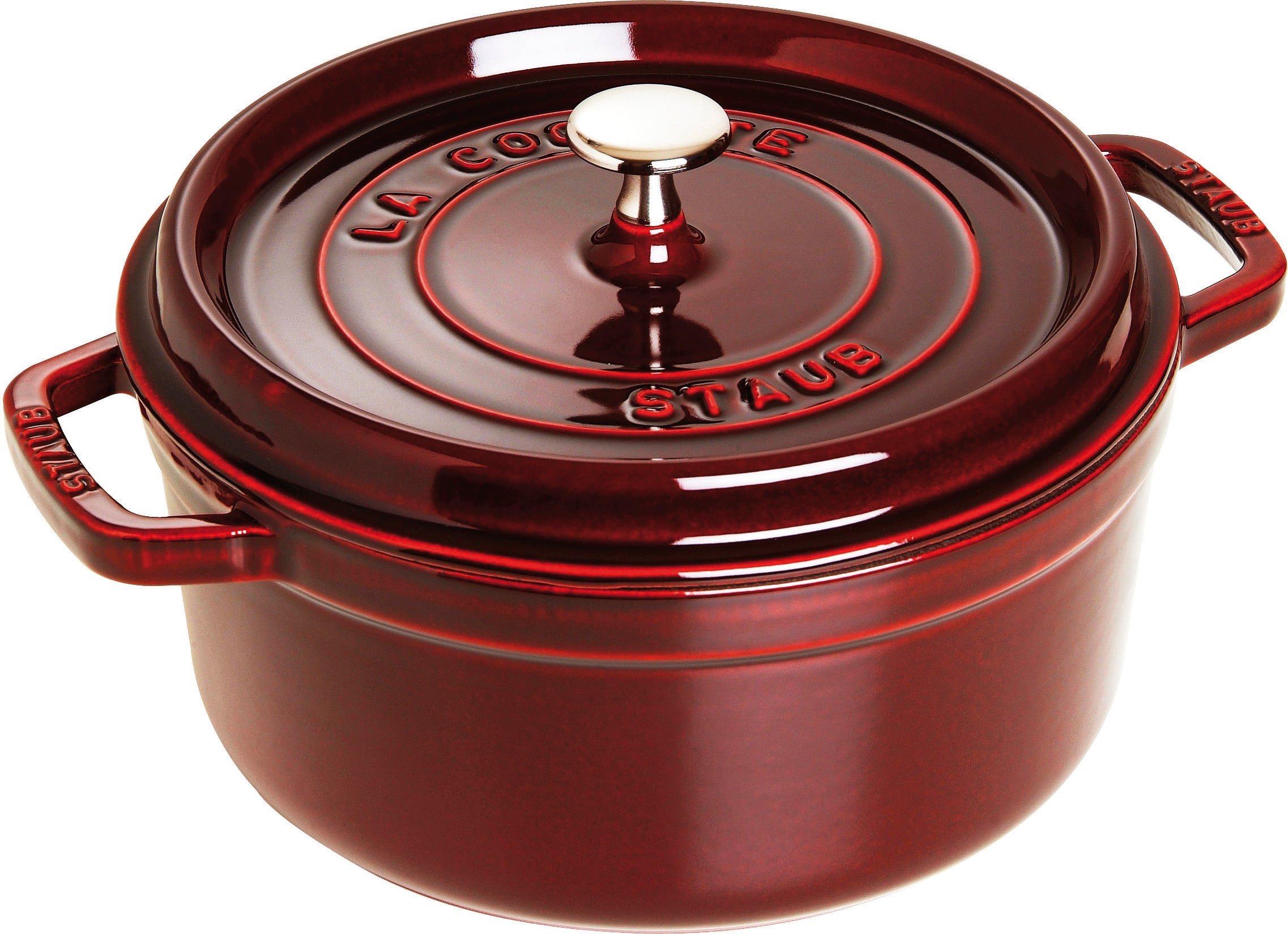 Garnek La Cocotte 3 8 l grenadynowy żeliwny