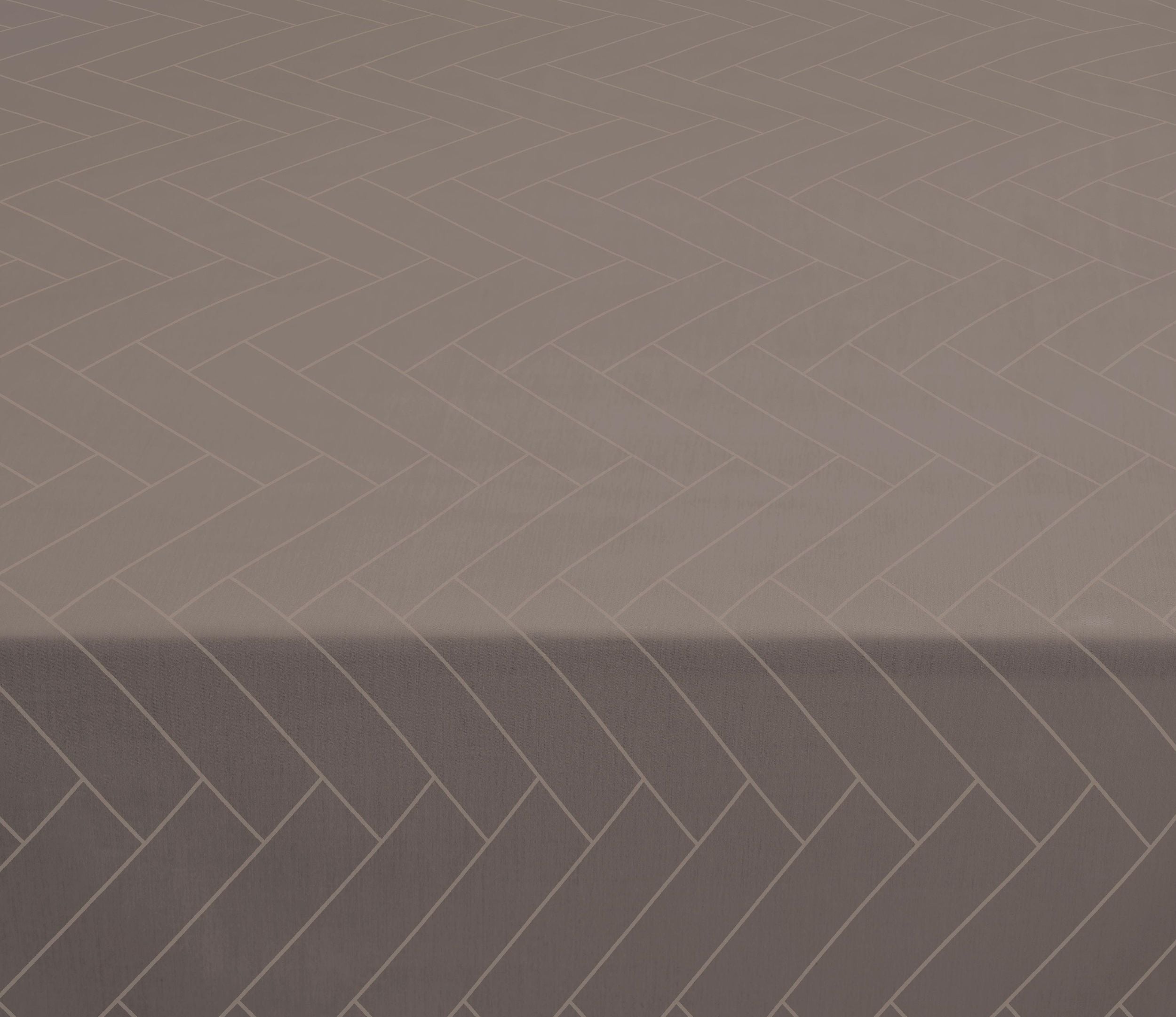 Obrus Tiles Damask 140 x 270 cm taupe