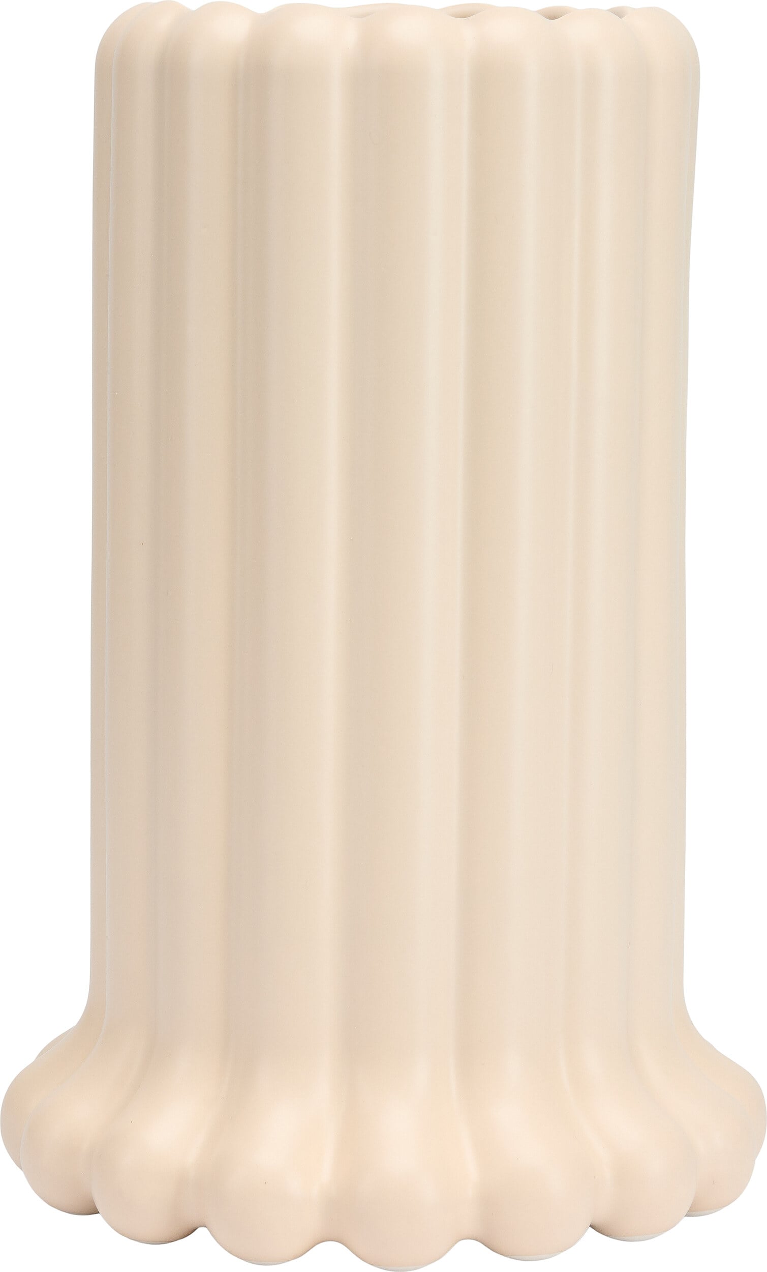 Wazon Tubular 24 cm beżowy