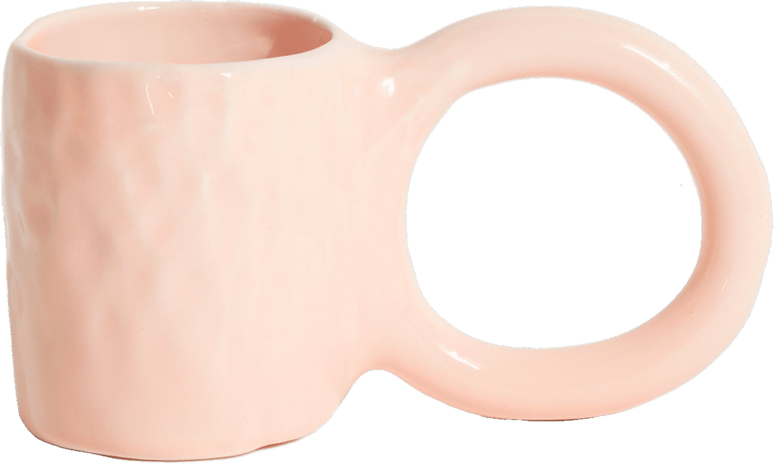 Kubek Donut 9 cm różowy