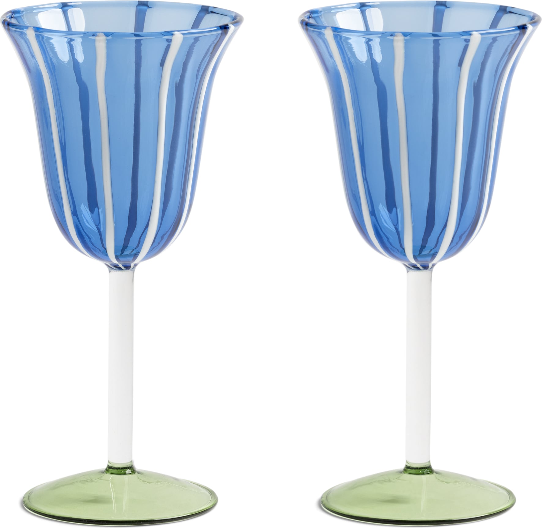 Kieliszki do wina Eve 180 ml niebieskie 2 szt.