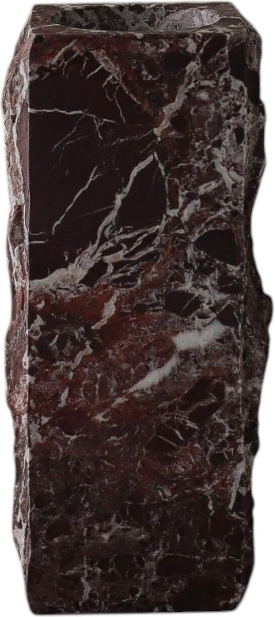 Wazon Botane Edge 30 x 11 cm czerwony marmur